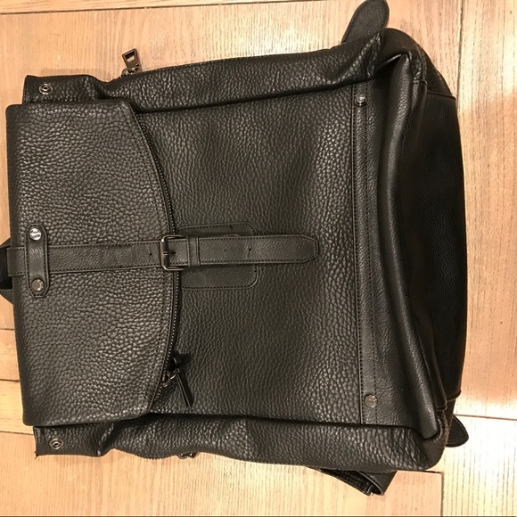 aldo leather backpack mens
